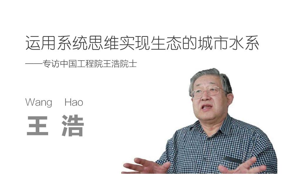 運用系統思維實現生態的城市水系——專訪中國工程院王浩院士