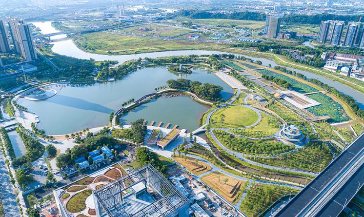 廣東佛山文翰湖公園一、二期景觀設計 | 法國AAUPC建筑規劃事務所